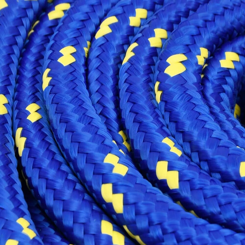 Boottouw 18 mm 100 m polypropeen blauw