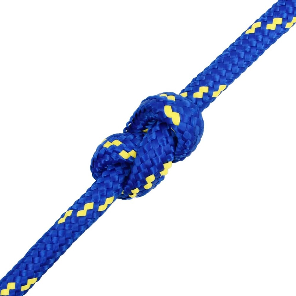Boottouw 18 mm 100 m polypropeen blauw