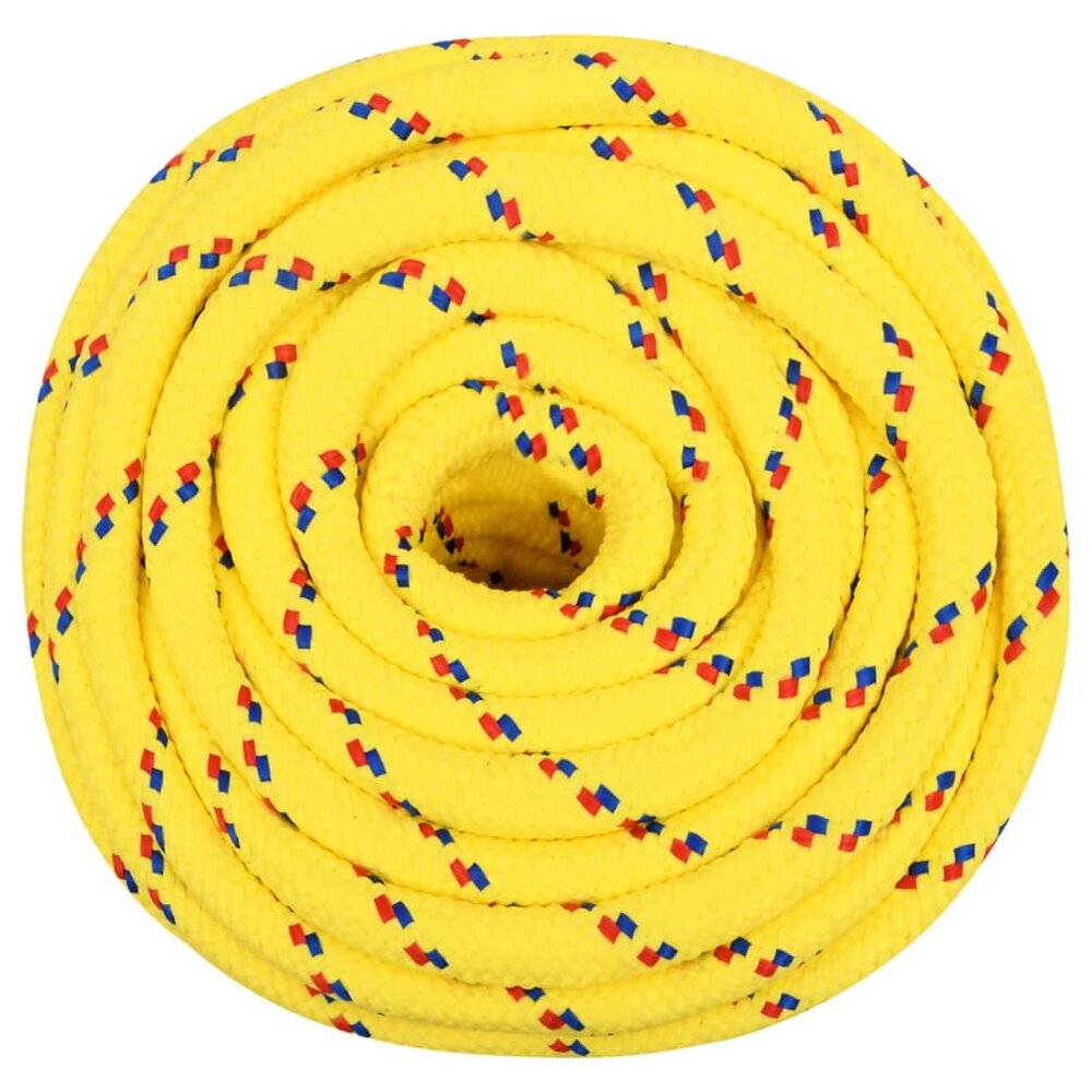 Boottouw 16 mm 25 m polypropyleen geel