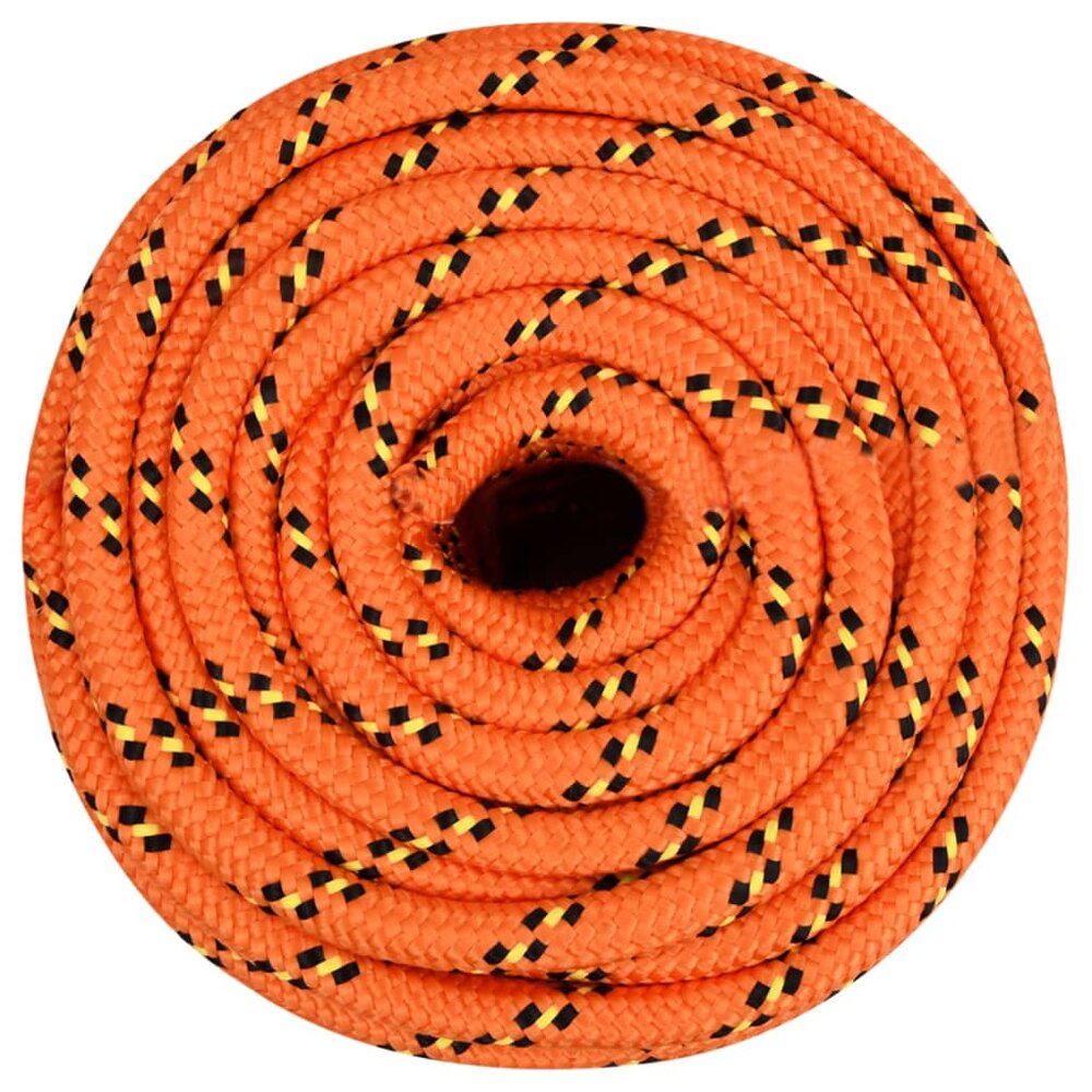 Boottouw 18 mm 100 m polypropyleen oranje