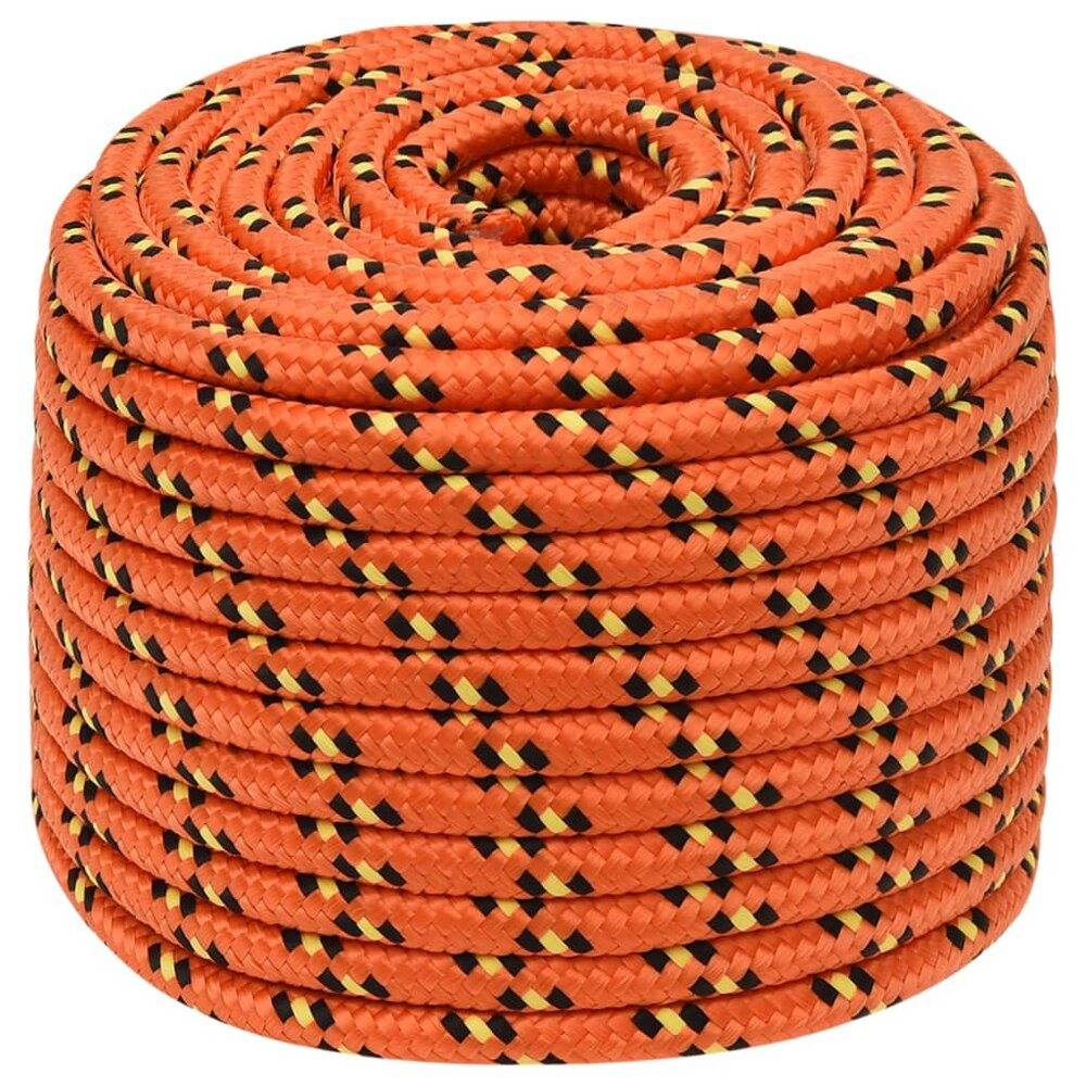 Boottouw 12 mm 50 m polypropyleen oranje