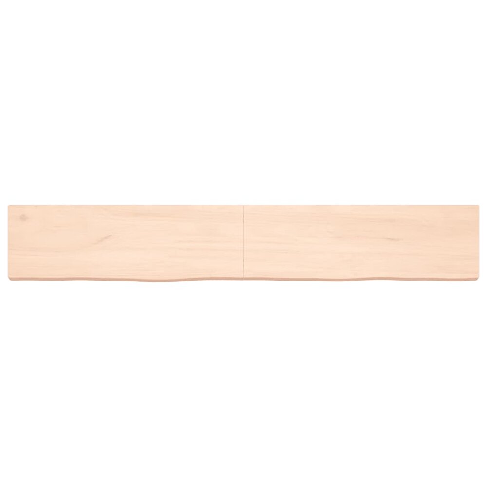 Wastafelblad 180x30x(2-6) cm onbehandeld massief hout