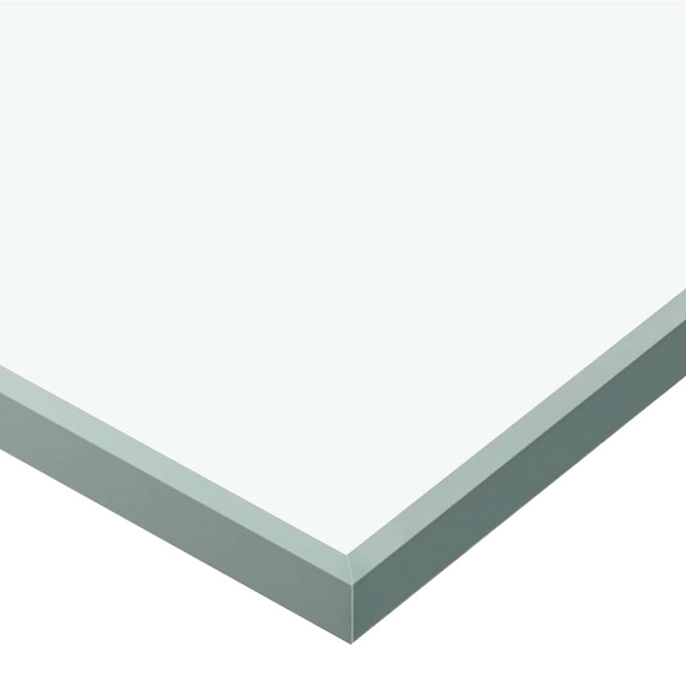 Schuifdeur 76x212 cm ESG-glas en aluminium zilverkleurig