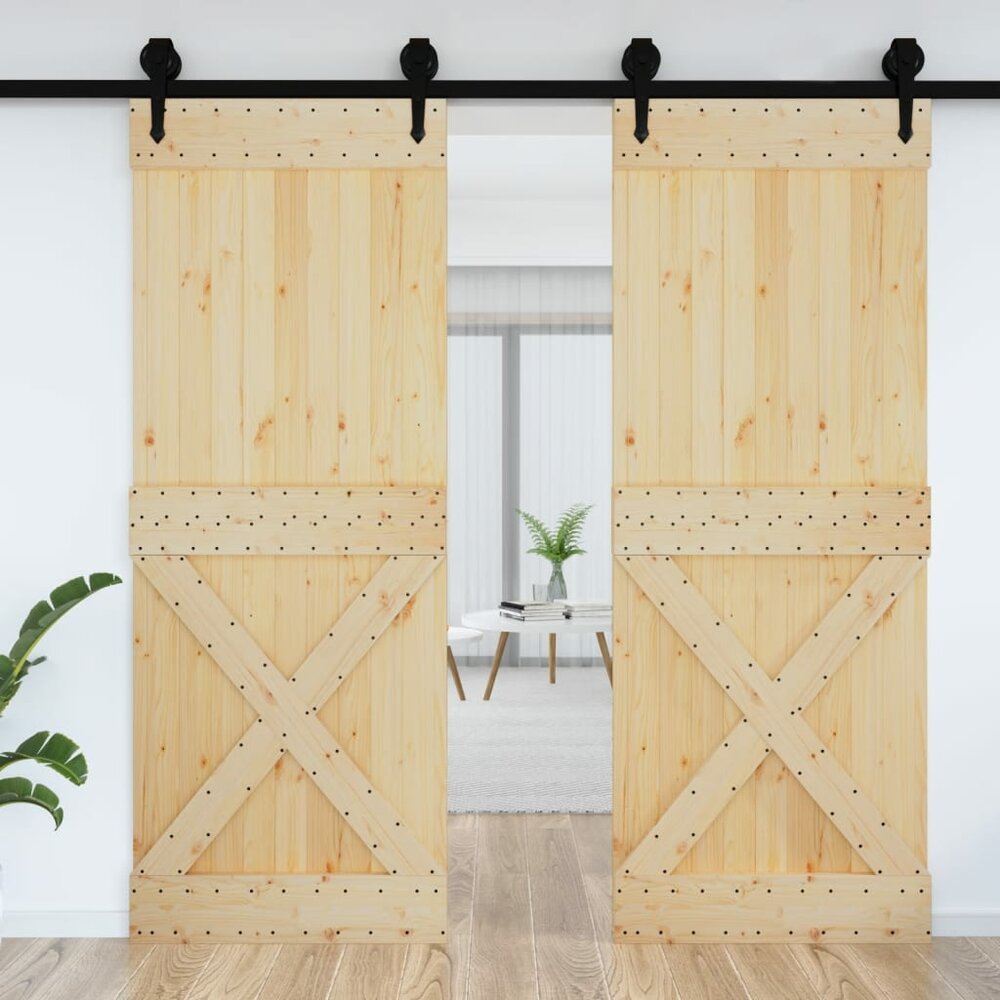 Deur NARVIK 85x210 cm massief grenenhout