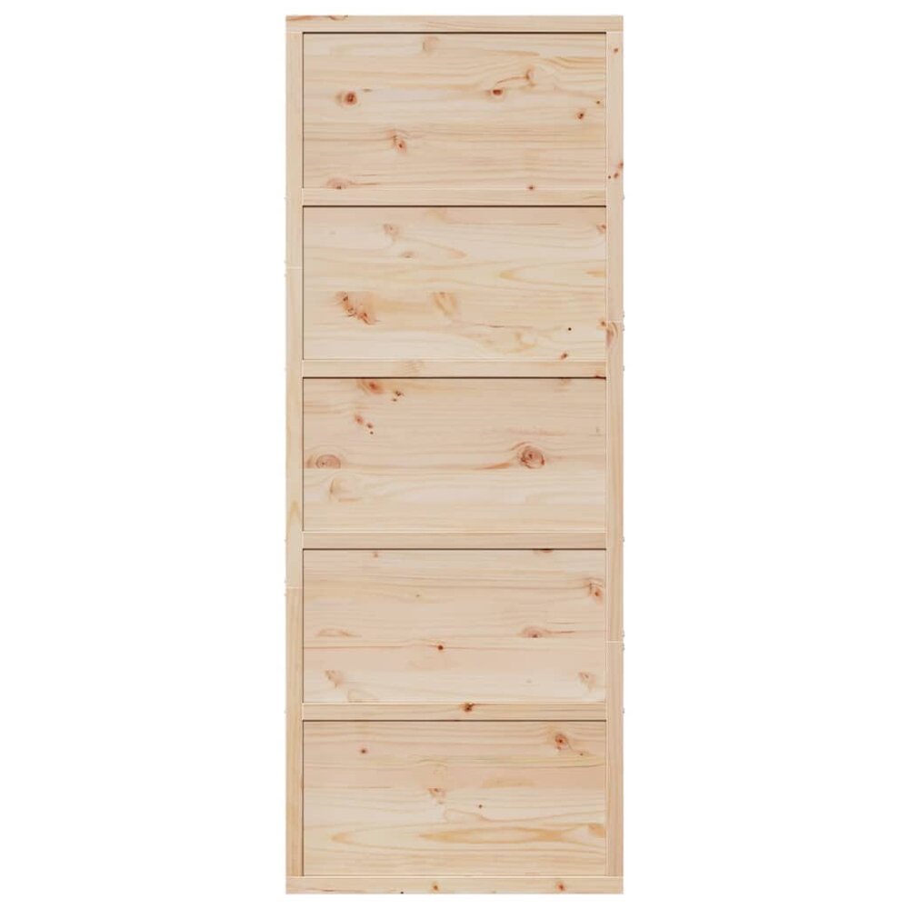 Schuifdeur 80x208 cm massief grenenhout