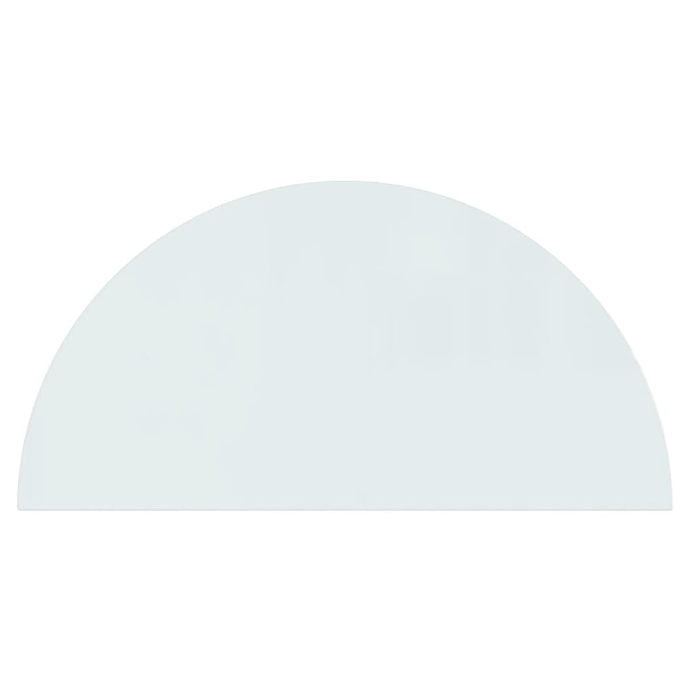 Glasplaat voor open haard halfrond 1200x600 mm