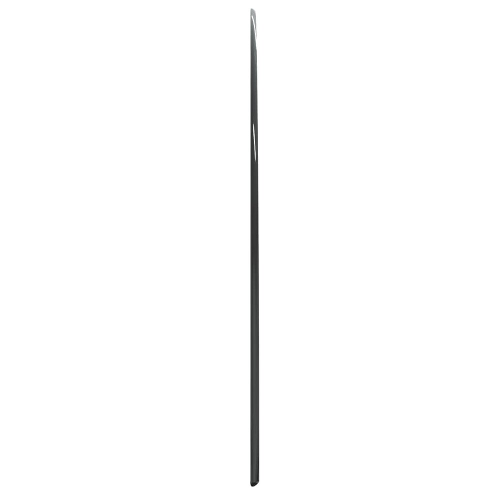 Glasplaat voor open haard halfrond 1200x600 mm