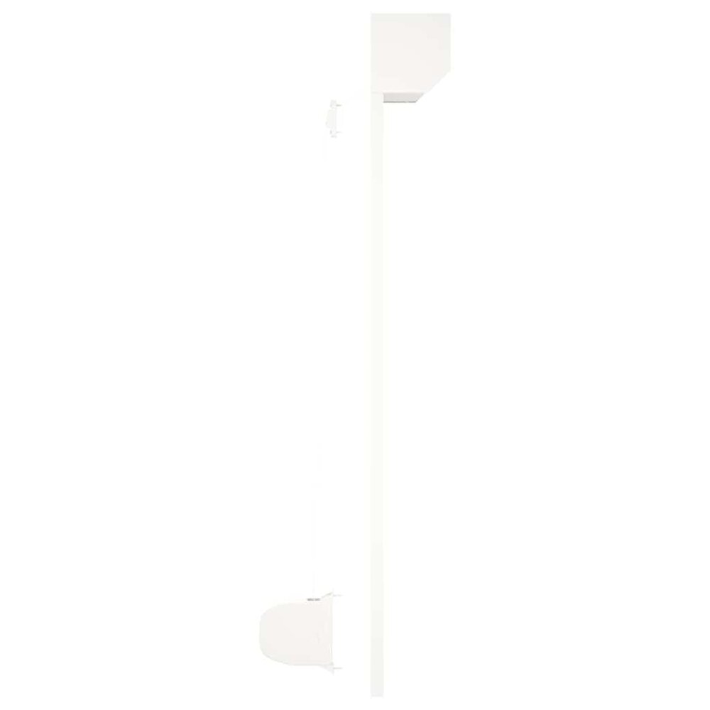 Rolluik 100x120 cm aluminium wit