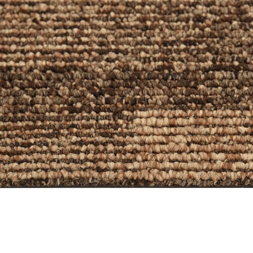 Tapijttegels 20 st 5 m&sup2; bruin