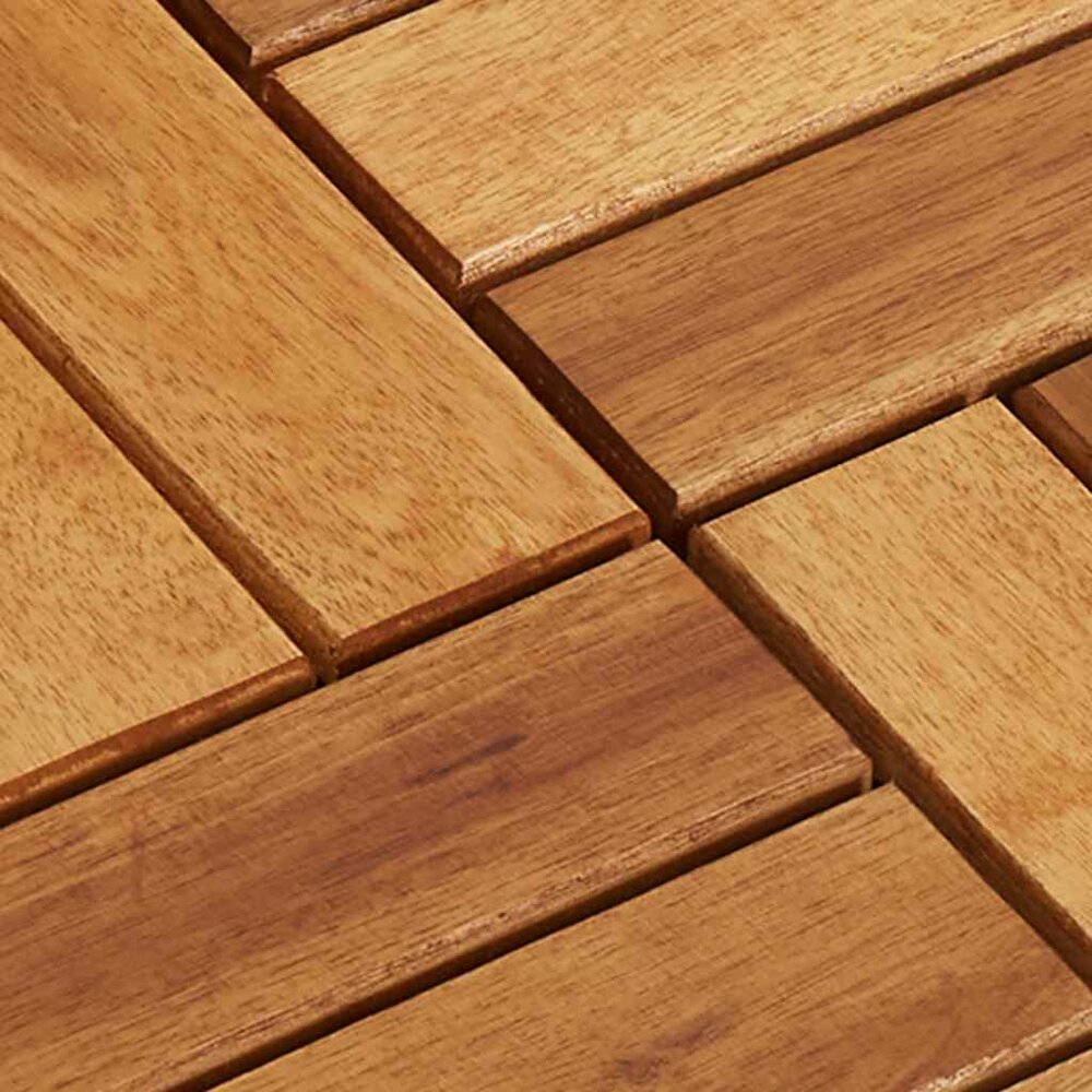 Terrastegels acaciahout 30 x 30 cm (10 stuks)