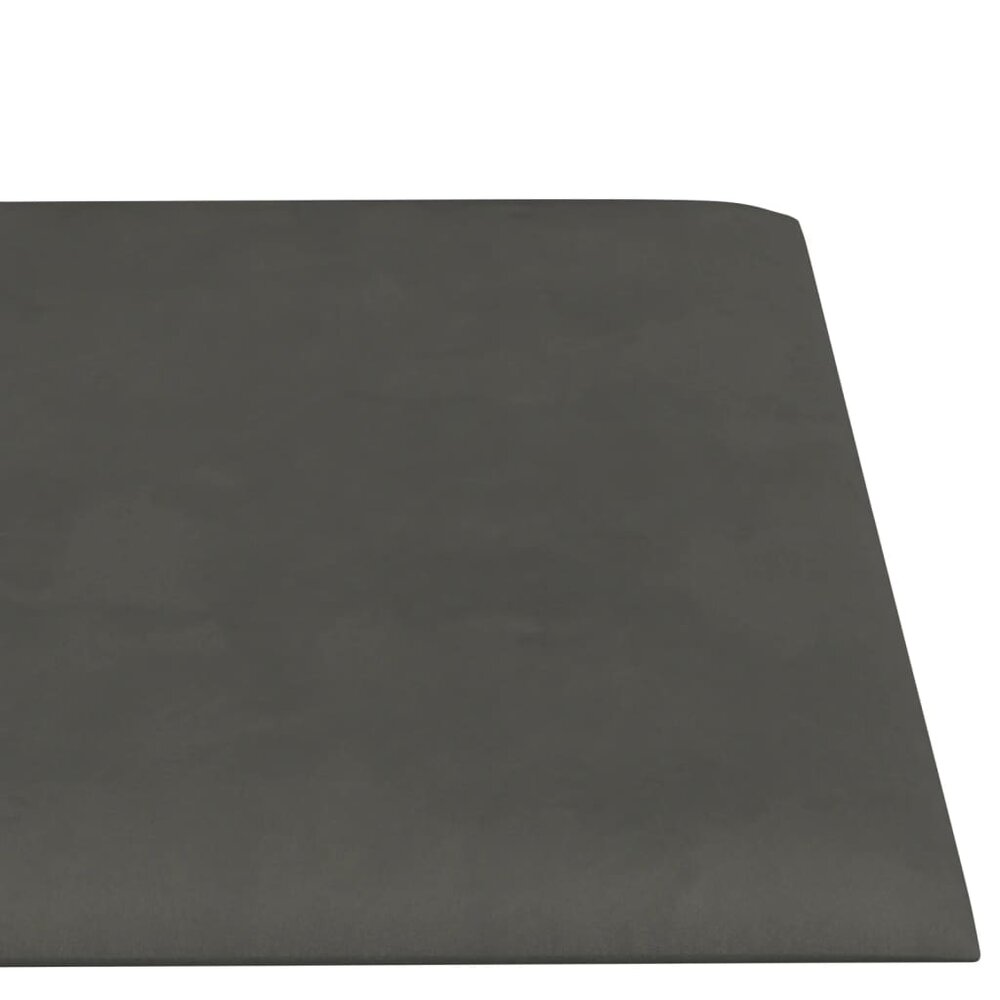 Wandpanelen 12 st 1,08 m&sup2; 60x15 cm fluweel donkergrijs