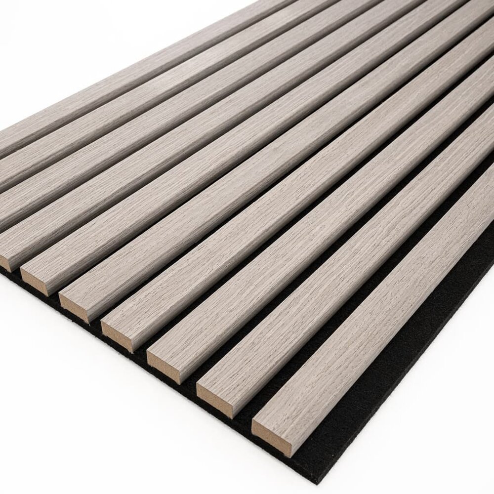 Akupanelen 4 st akoestisch grijs eiken