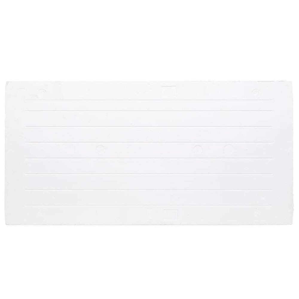 Wandpanelen 10 st 3D 100x50 cm EPS rood