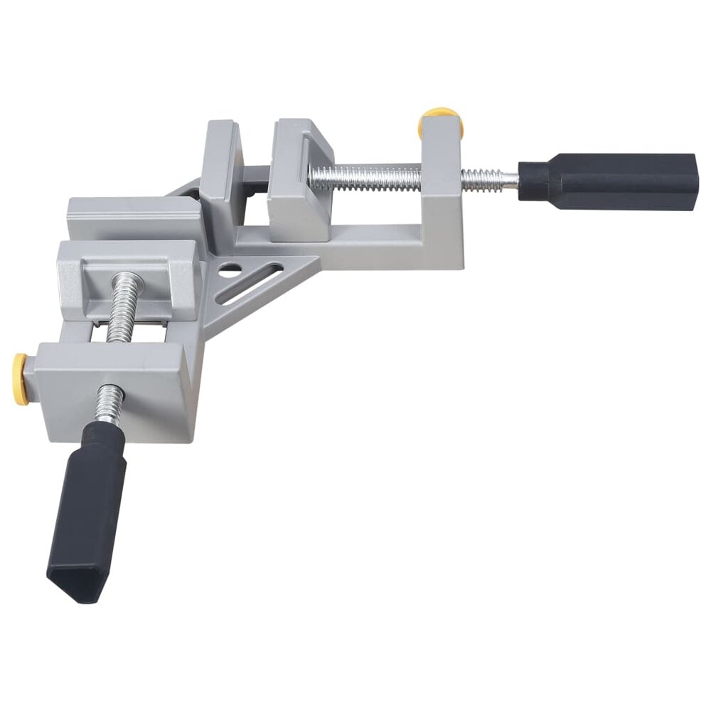 Hoekklem met dubbel handvat 95 mm aluminium