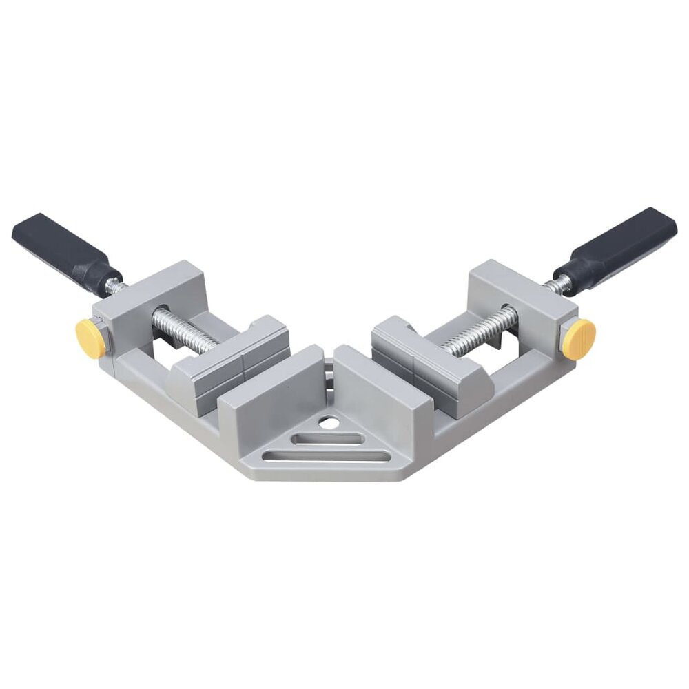 Hoekklem met dubbel handvat 95 mm aluminium