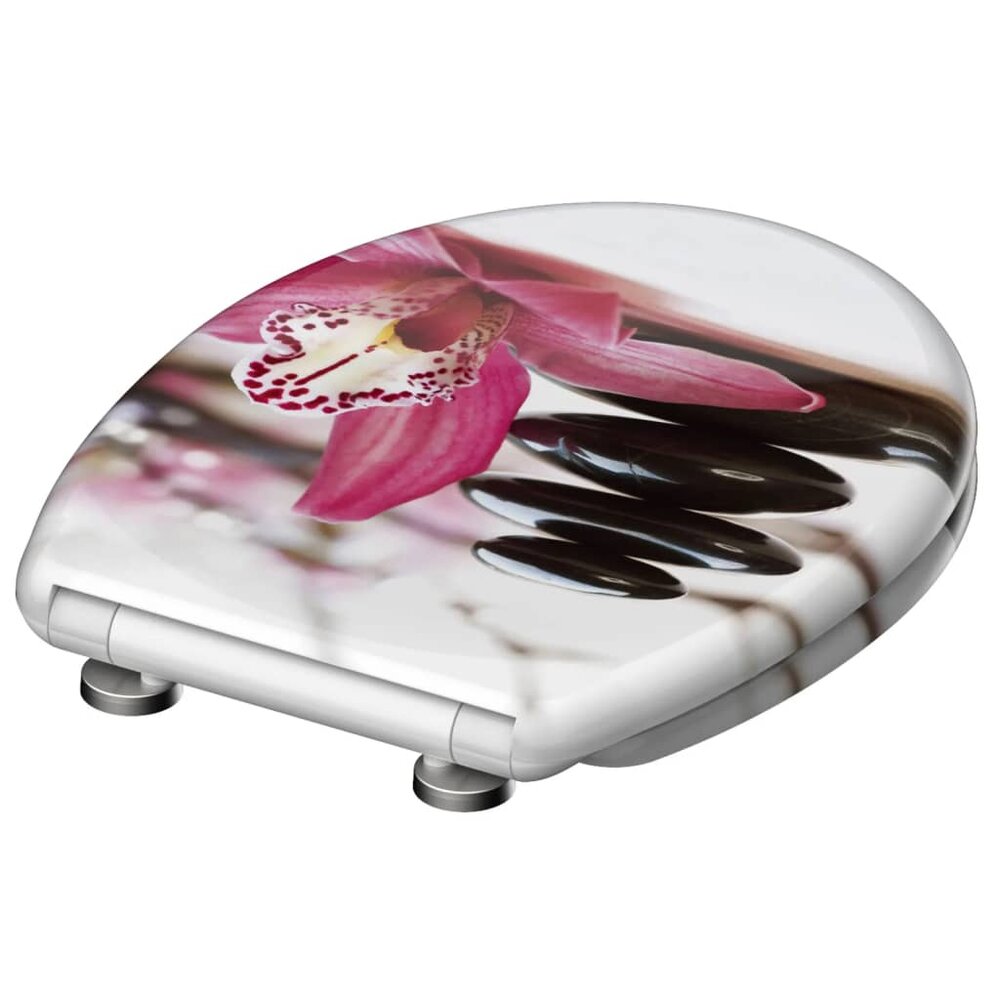 Toiletbril met soft-close quick-release WELLYNESS