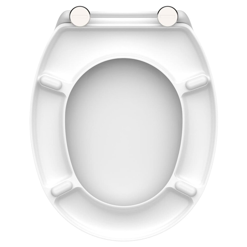 Toiletbril WHITE duroplast