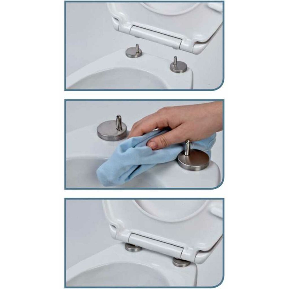 Toiletbril WHITE duroplast