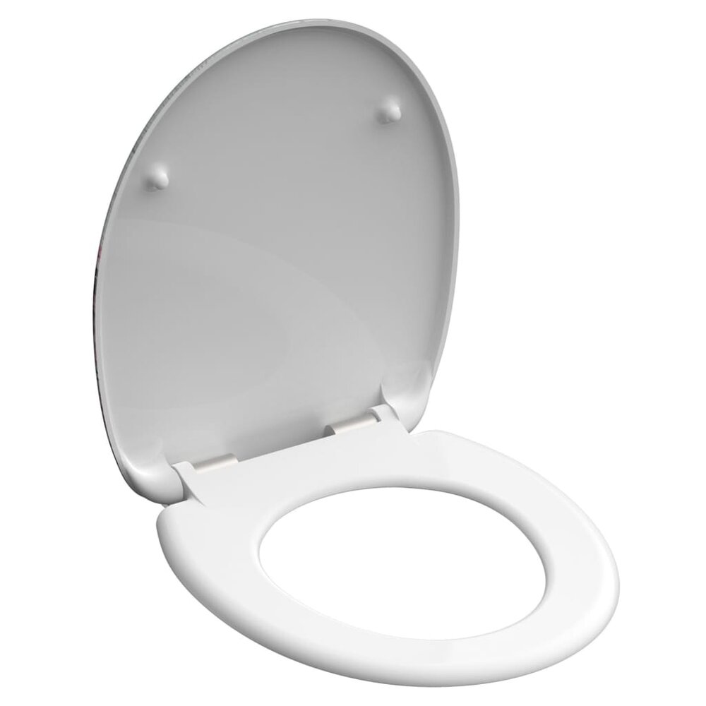 Toiletbril met soft-close FLOWERS &amp; WOOD