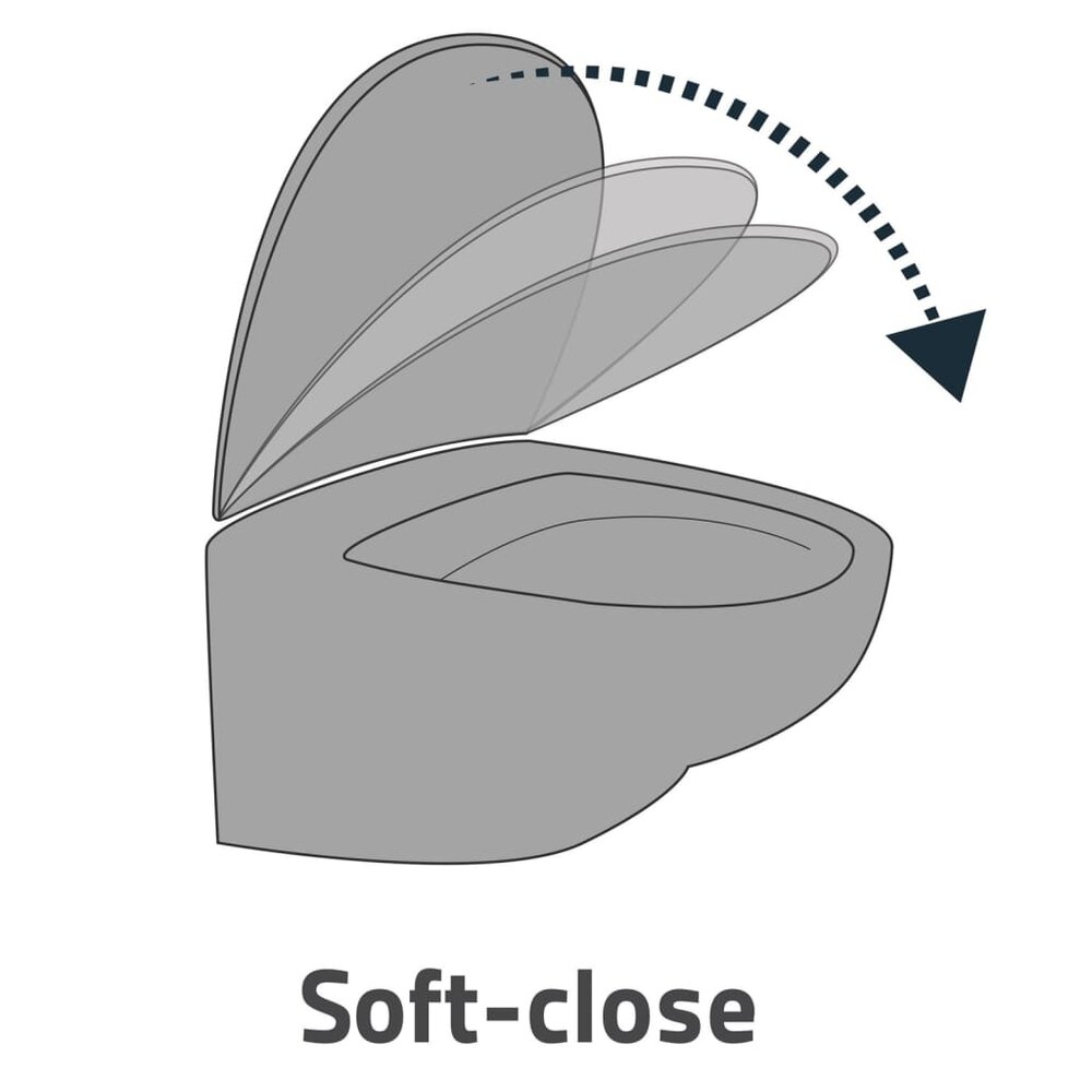 Toiletbril Memphis Soft-close matwit
