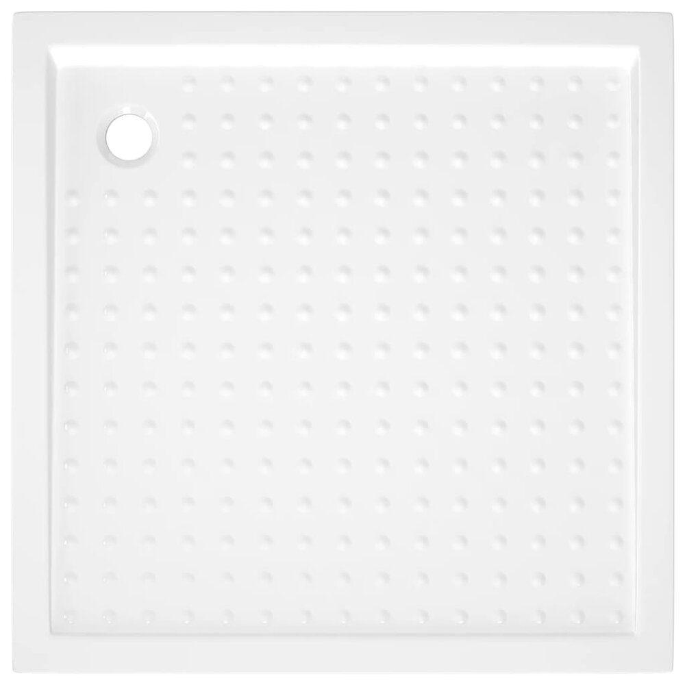 Douchebak met noppen 90x90x4 cm ABS wit
