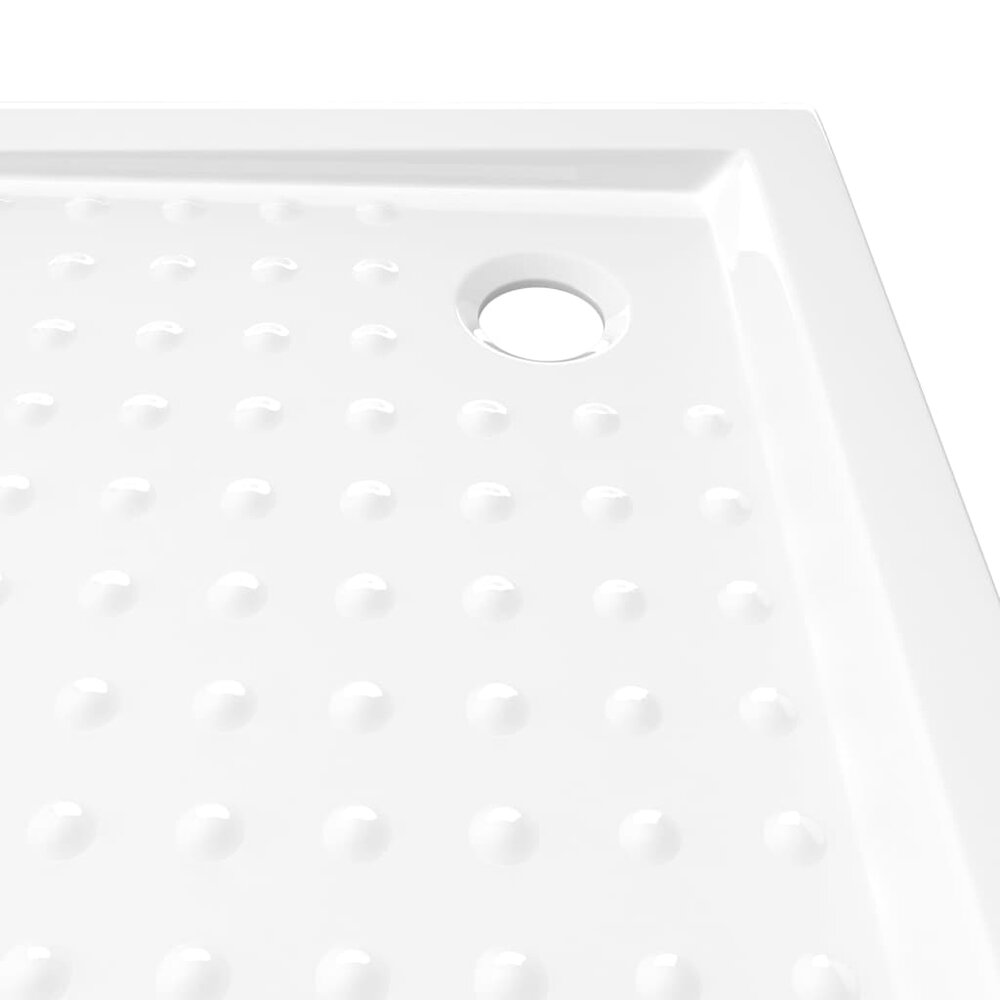 Douchebak met noppen 90x90x4 cm ABS wit