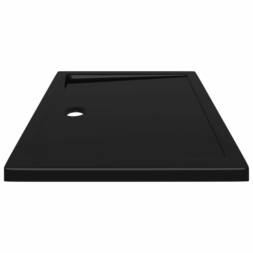 Douchebak rechthoekig 70x90 cm ABS zwart