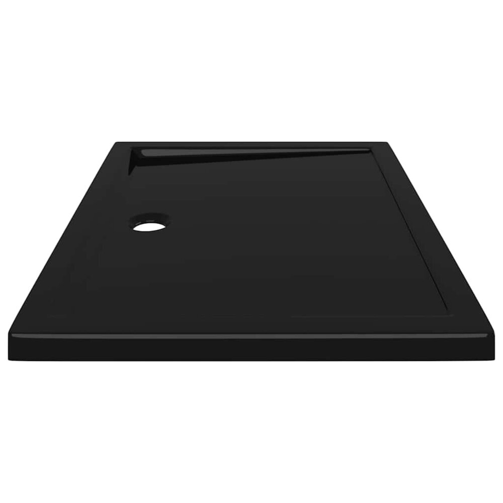 Douchebak rechthoekig 70x90 cm ABS zwart