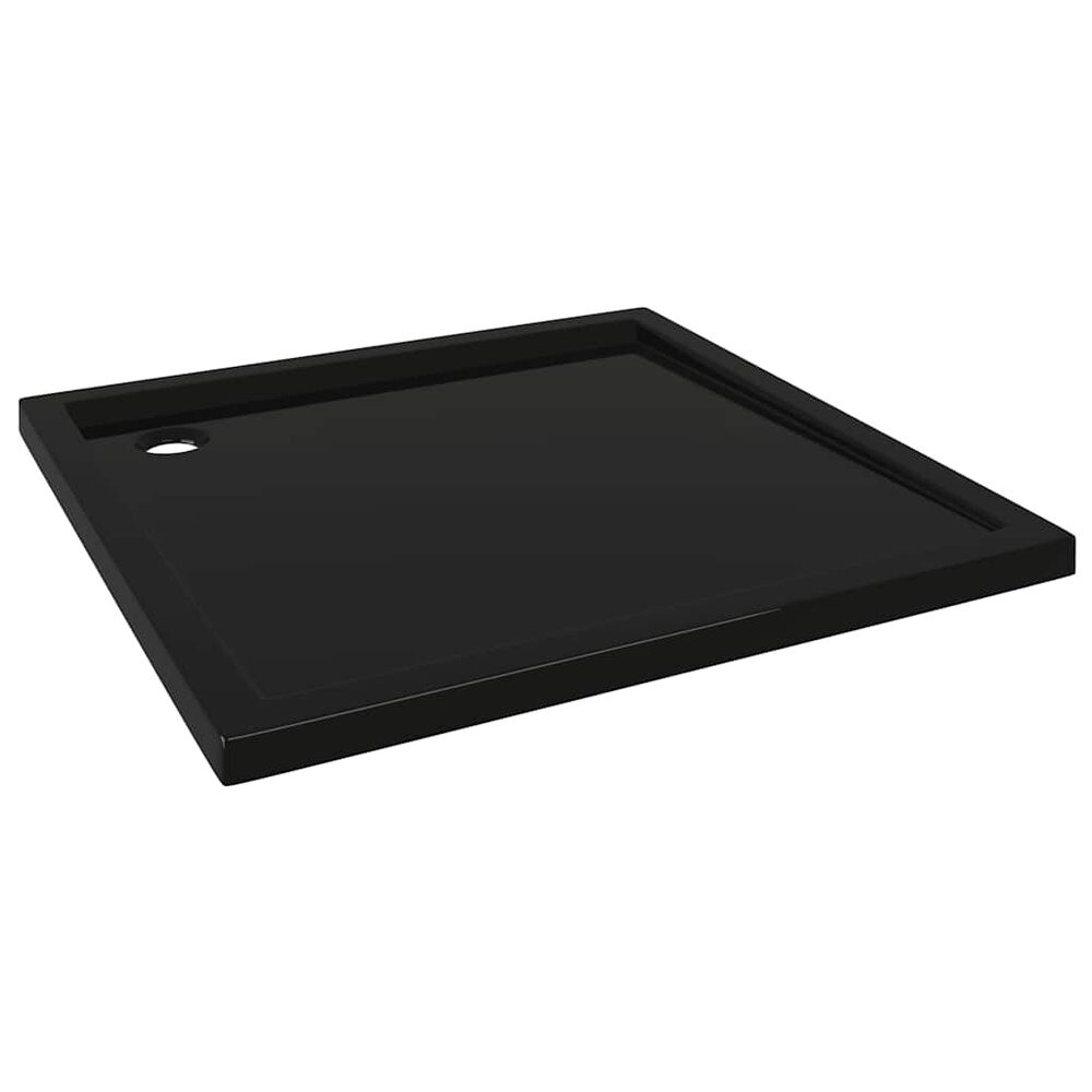 Douchebak vierkant 90x90 cm ABS zwart