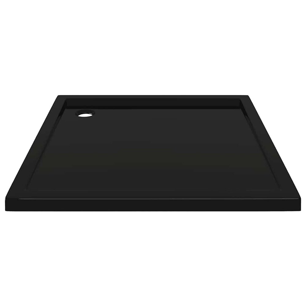 Douchebak vierkant 90x90 cm ABS zwart