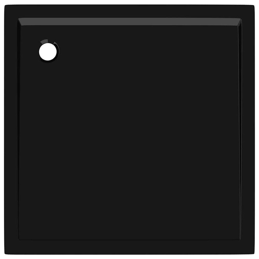 Douchebak vierkant 90x90 cm ABS zwart