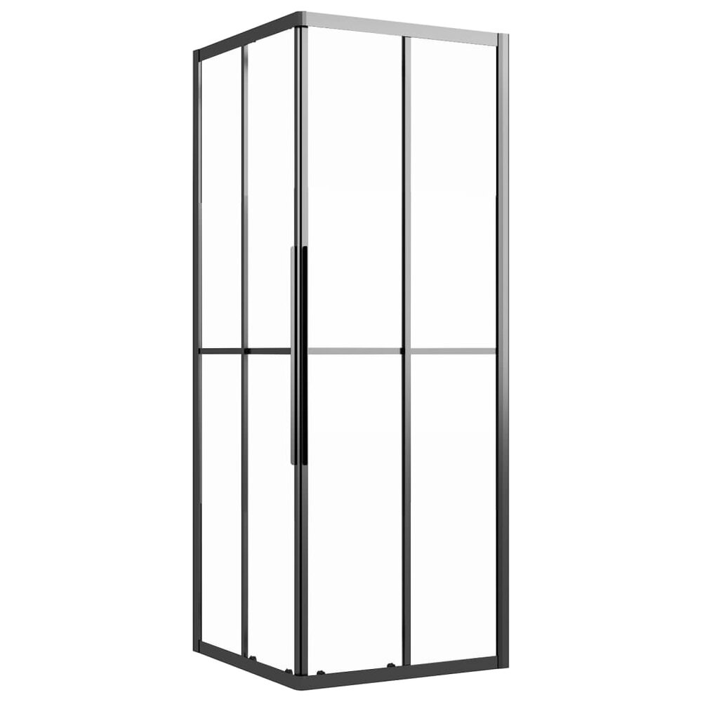 Douchecabine 80x80x180 cm mat ESG zwart