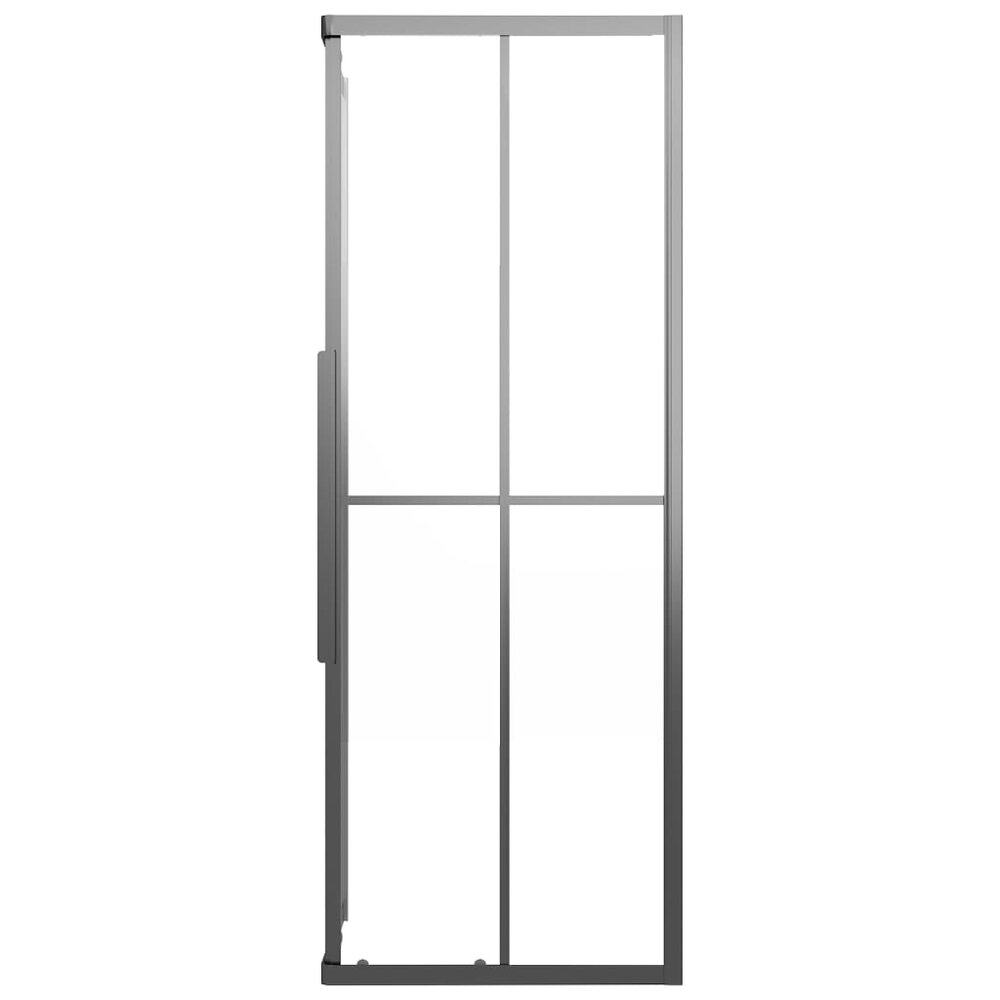 Douchecabine 80x80x180 cm mat ESG zwart
