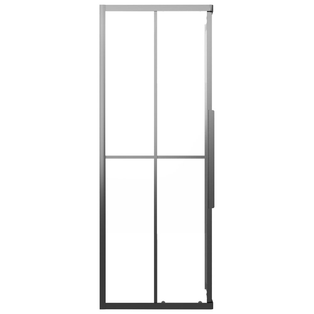 Douchecabine 80x80x180 cm mat ESG zwart