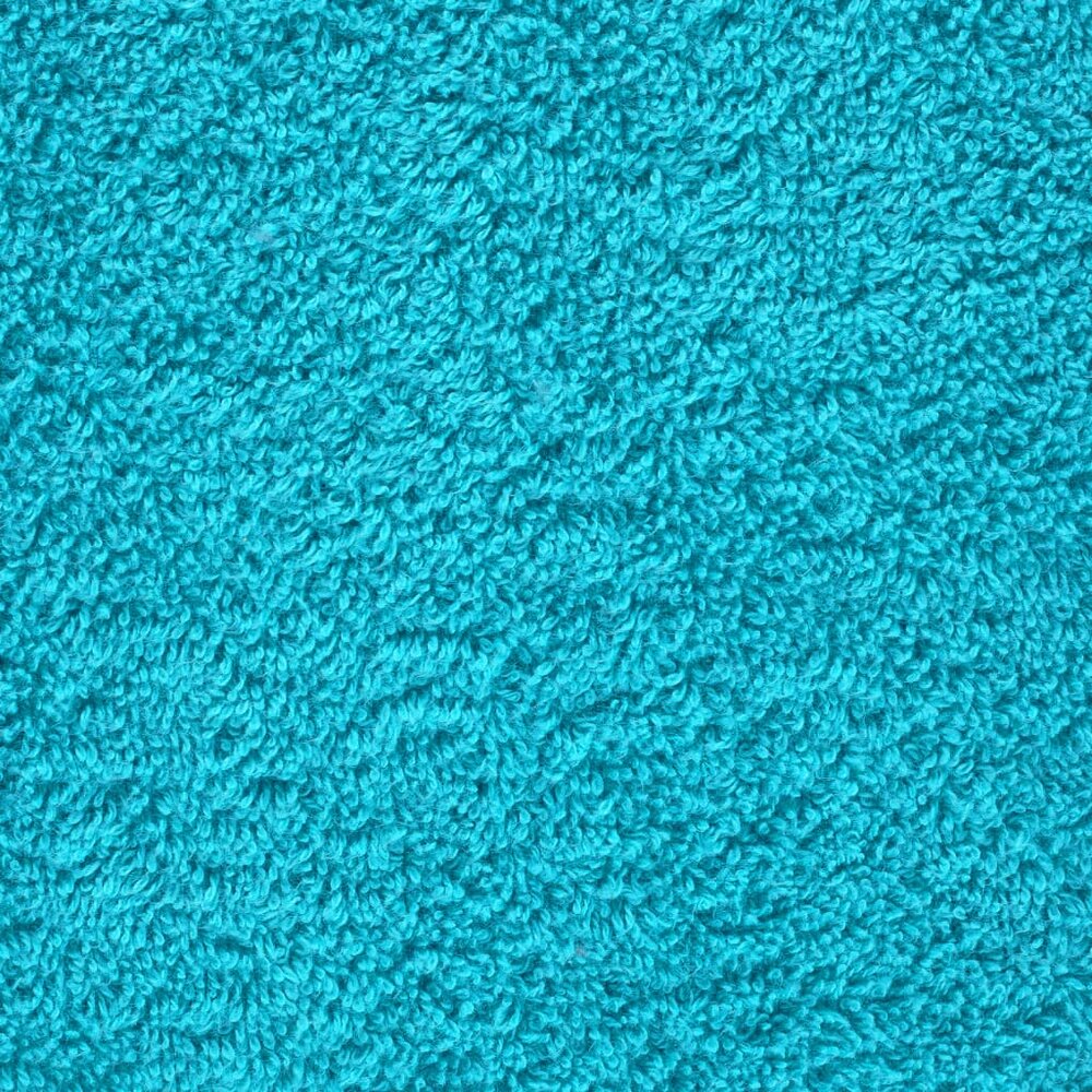 Handdoeken SOLUND 10 st 600 g/m&sup2; 50x100 cm turquoise
