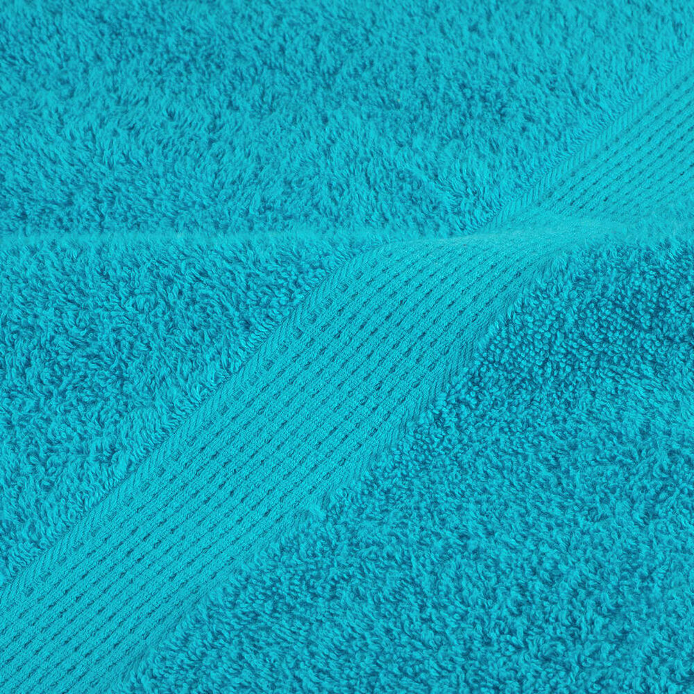 Handdoeken SOLUND 10 st 600 g/m&sup2; 50x100 cm turquoise