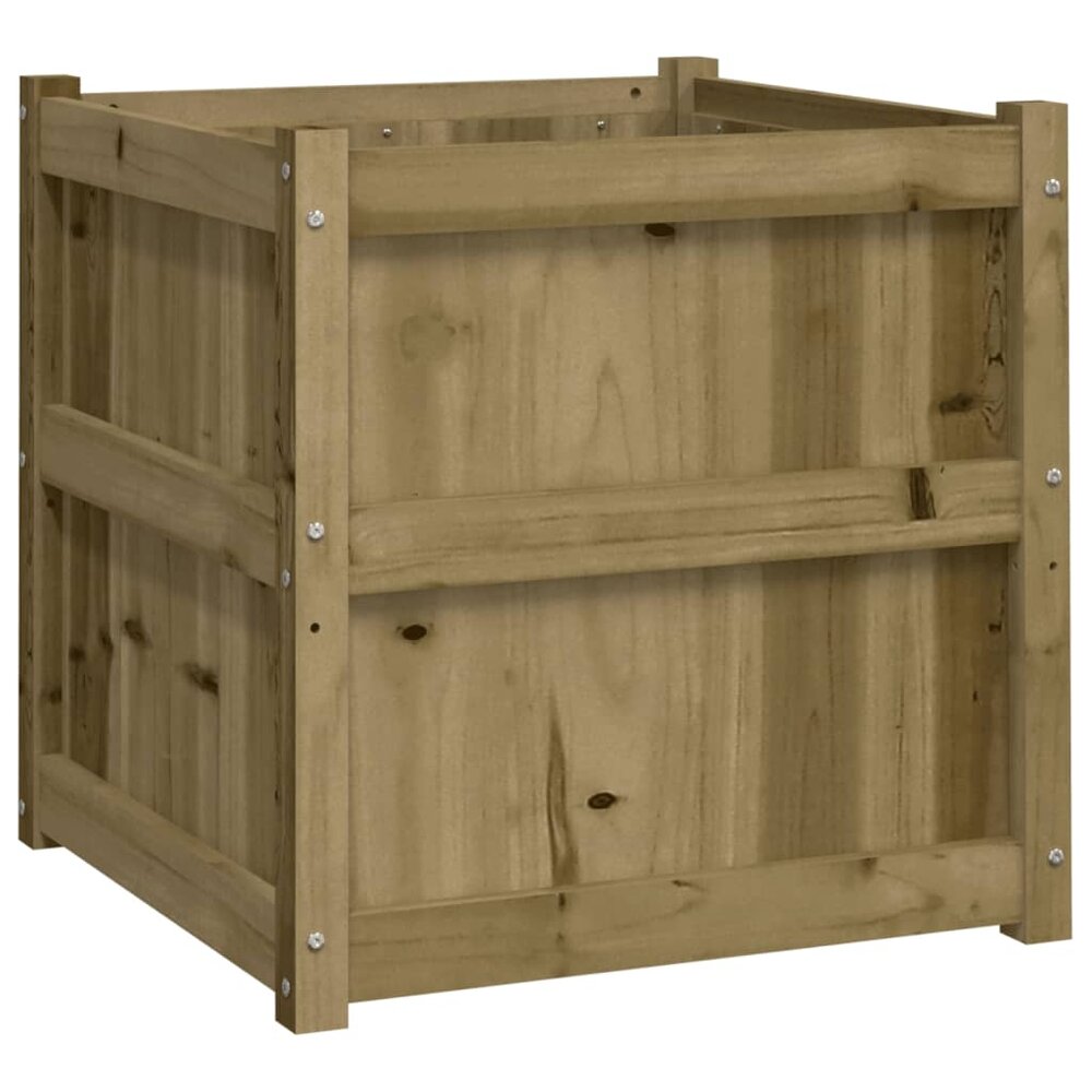 Plantenbakken 2 st cm ge&iuml;mpregneerd hout