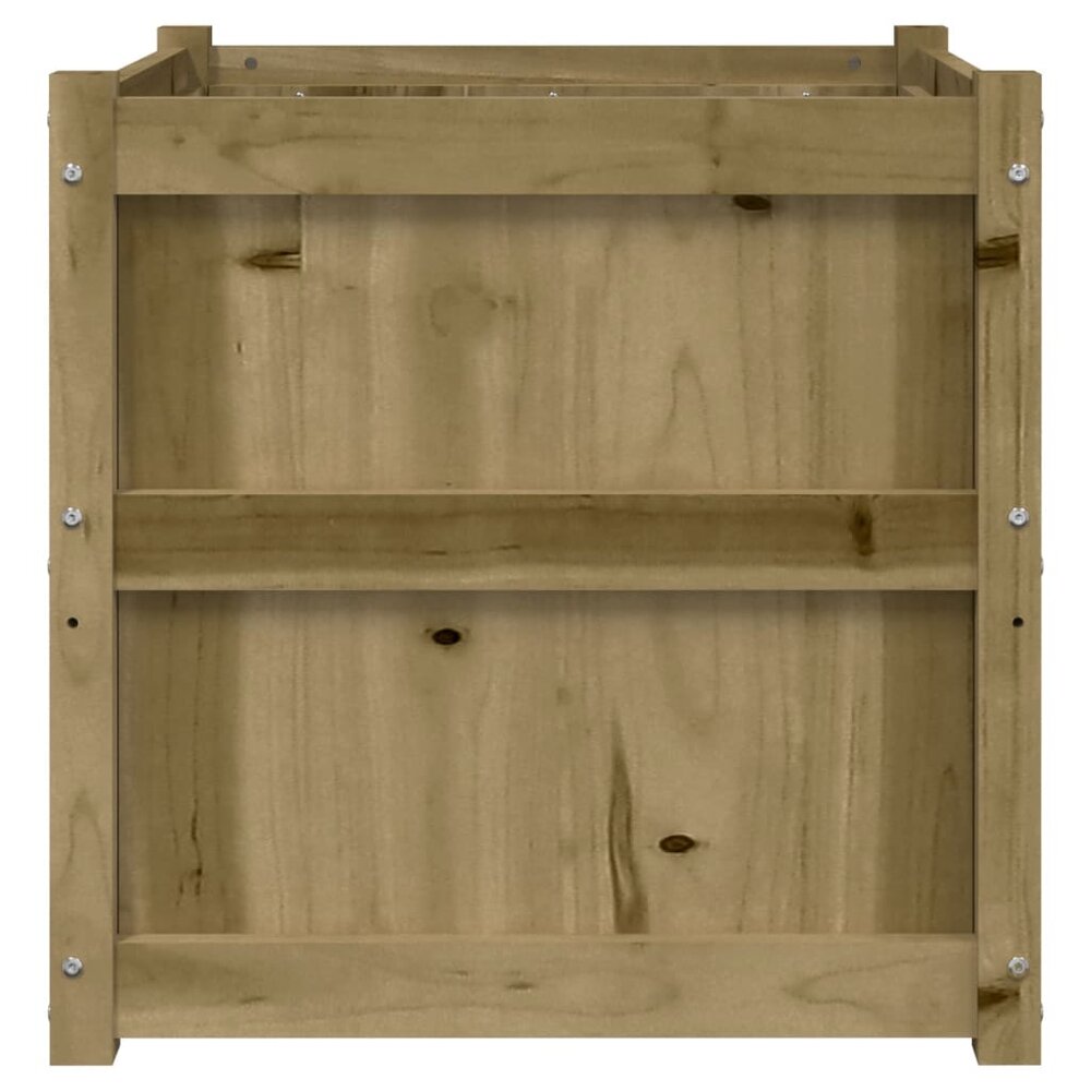 Plantenbakken 2 st cm ge&iuml;mpregneerd hout