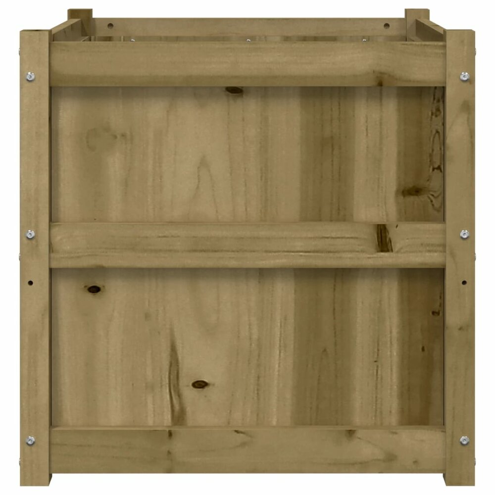 Plantenbakken 2 st cm ge&iuml;mpregneerd hout