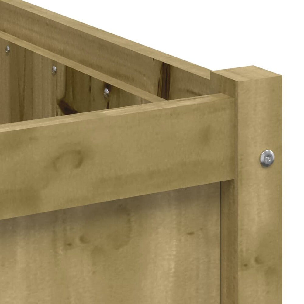Plantenbakken 2 st cm ge&iuml;mpregneerd hout