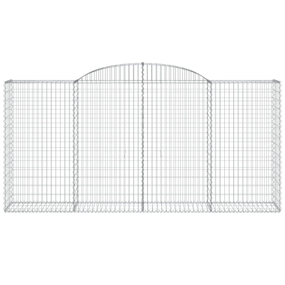 Schanskorven 30 st gewelfd 300x50x140/160 cm ijzer