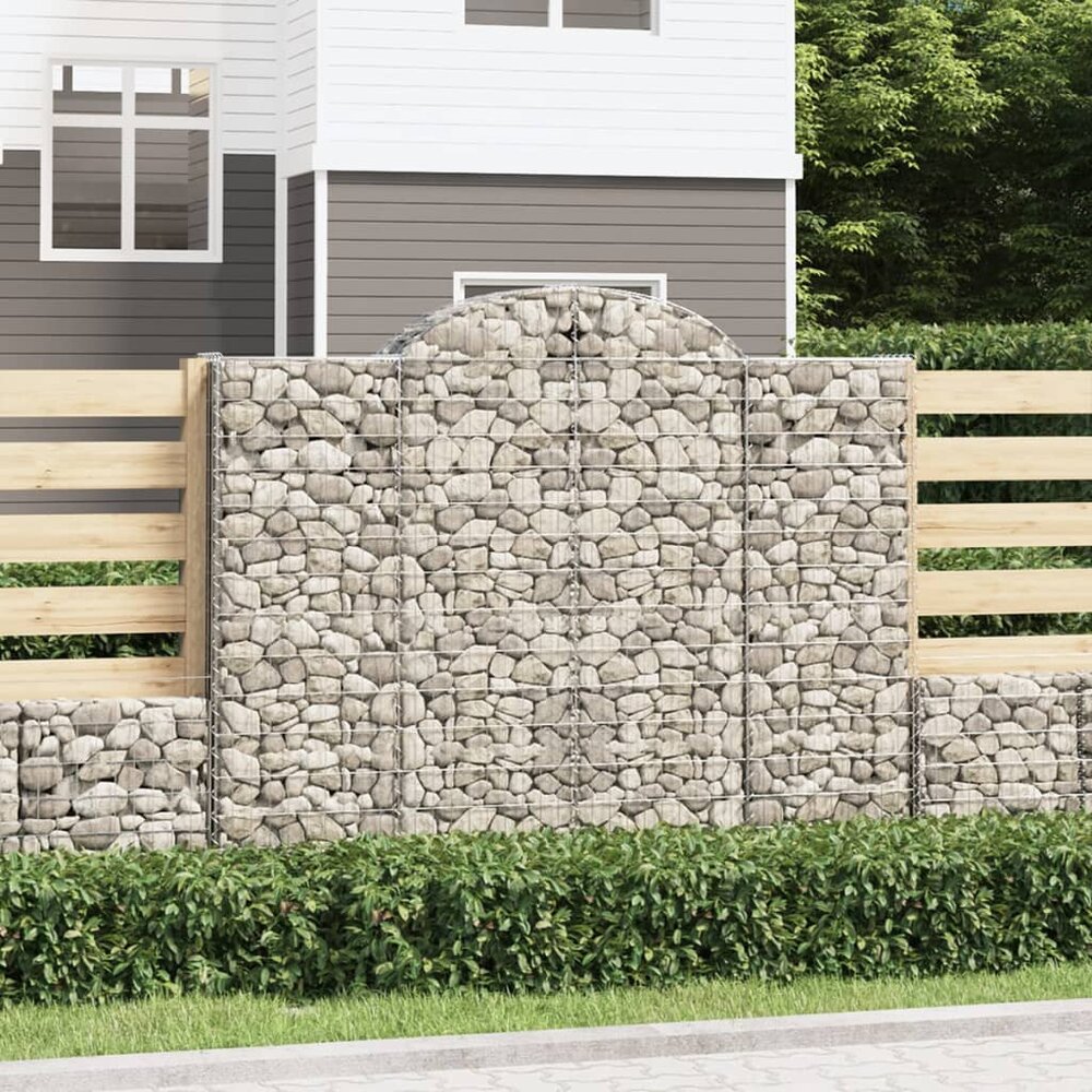 Schanskorven 13 st gewelfd 200x30x160/180 cm ijzer