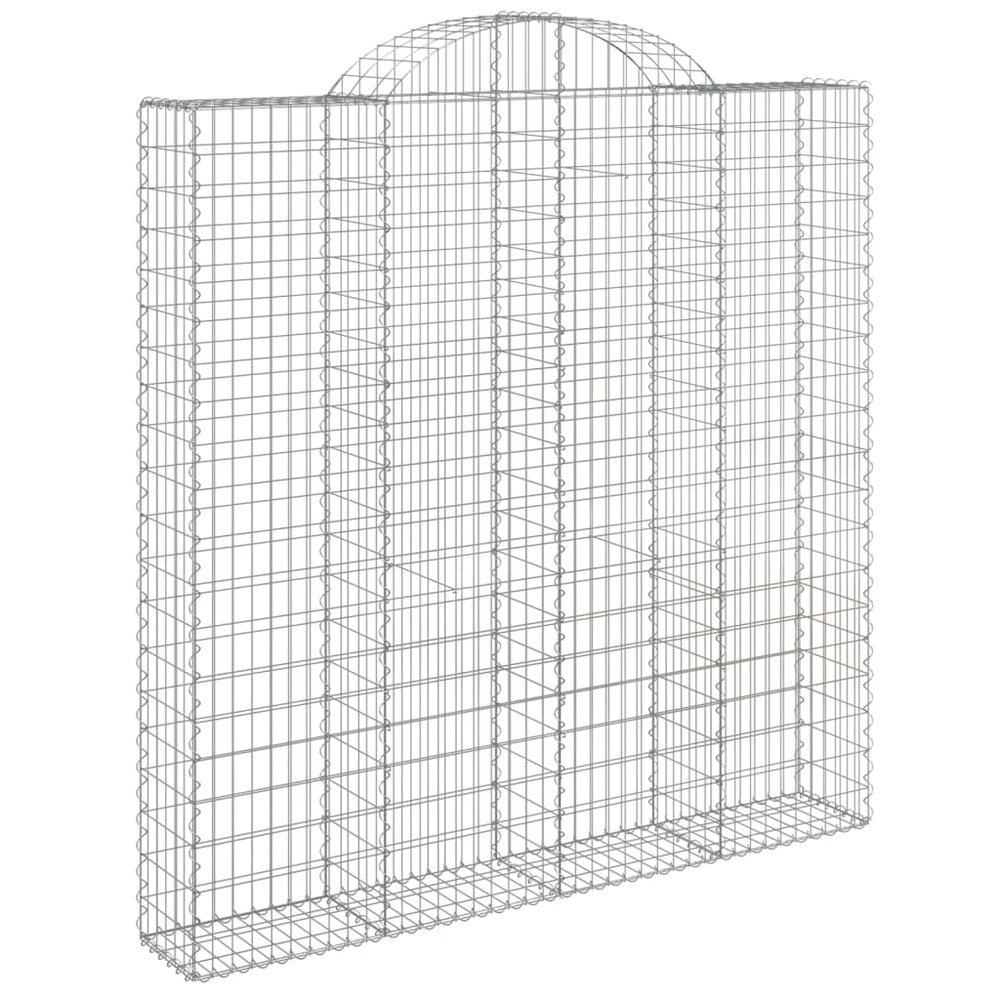 Schanskorven 10 st gewelfd 200x30x200/220 cm ijzer