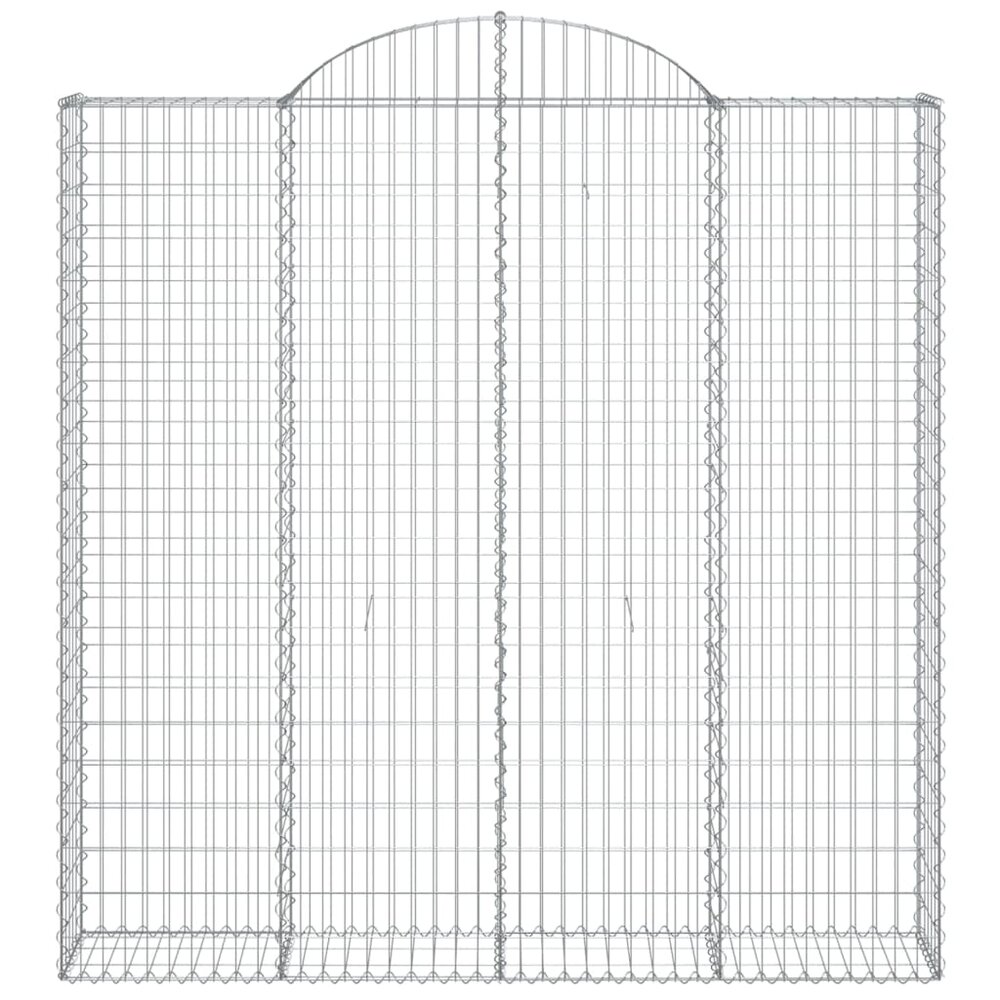 Schanskorven 10 st gewelfd 200x30x200/220 cm ijzer