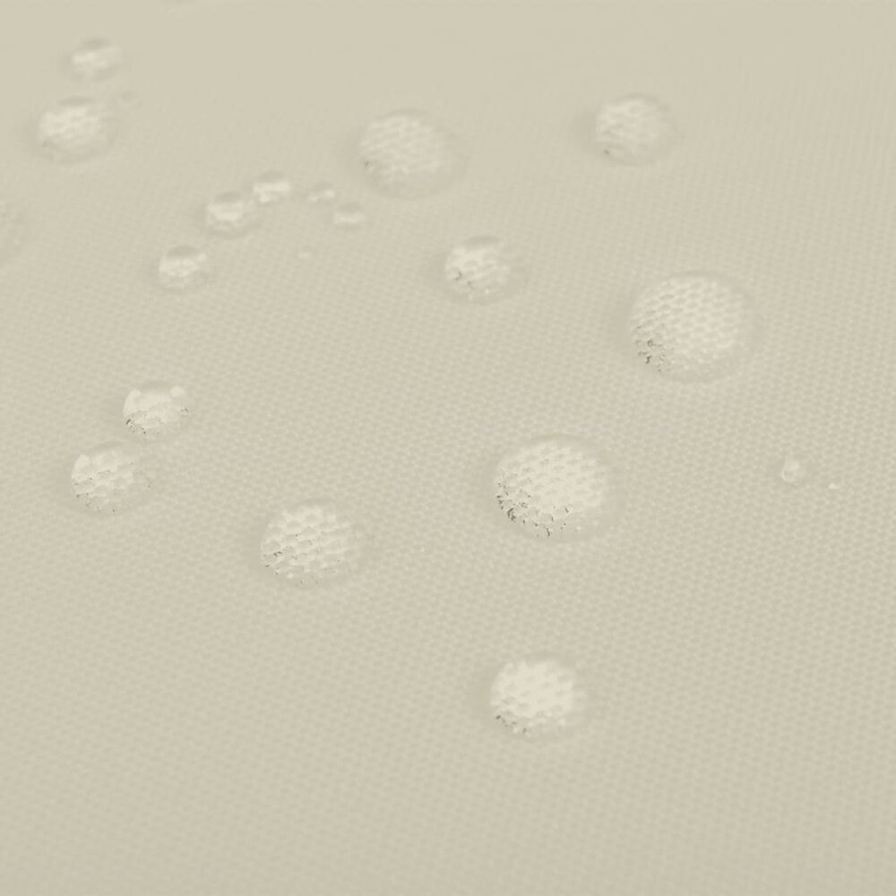 Tafelkleden 5 stuks cr&eacute;me 170x130 cm
