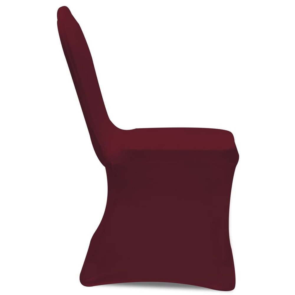 Stoelhoezen stretch bordeauxrood 100 st