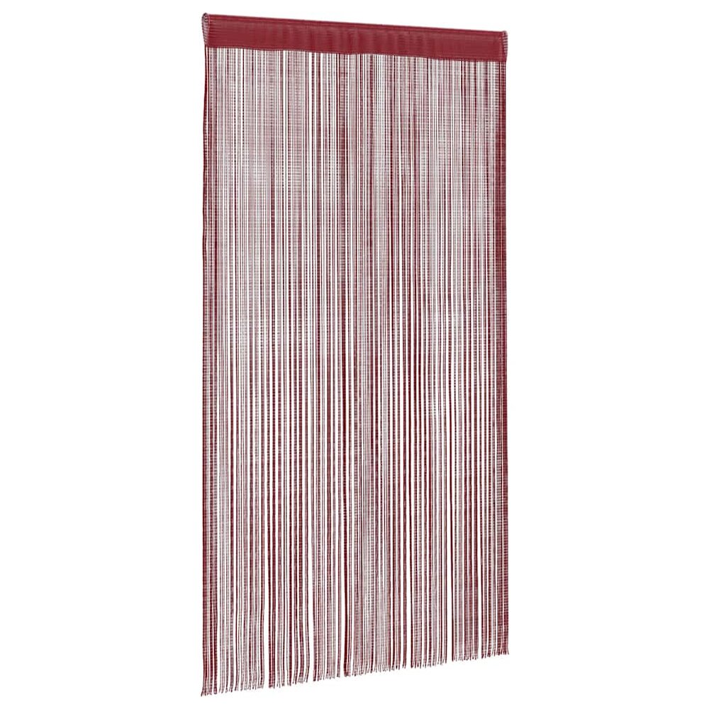 Draadgordijnen 140x250 cm wijnrood 2 st
