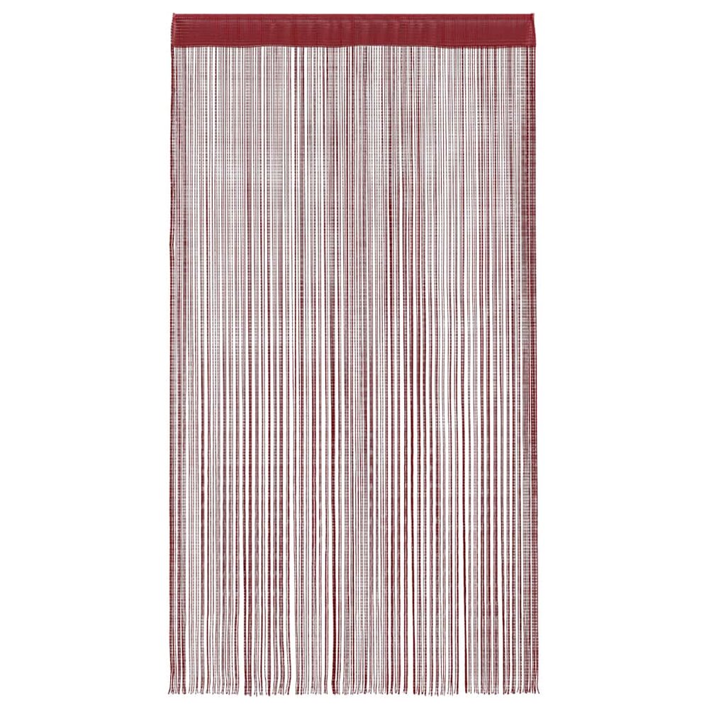 Draadgordijnen 140x250 cm wijnrood 2 st