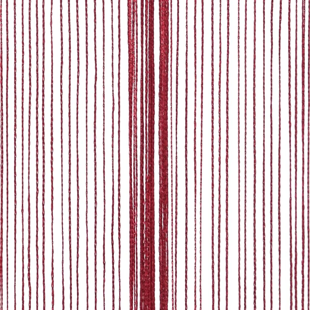 Draadgordijnen 140x250 cm wijnrood 2 st