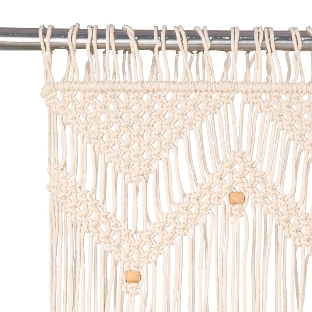 Gordijn macram&eacute; 140x240 cm katoen